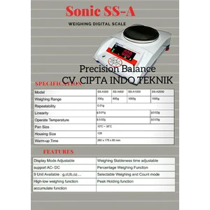 TIMBANGAN  DIGITAL LABORATORIUM    SAYAKI  SS - A1000 1 Kg x 0.01 GRAM