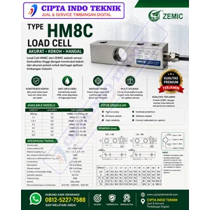 LOAD CELL  ZEMIC  HM 8C - C3  - 500 Kg 