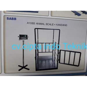 TIMBANGAN  HEWAN  SAPI MERK SABB - AUTO HOLD 