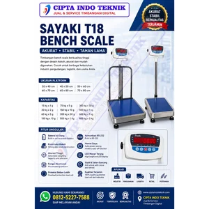 SAYAKI - Timbangan Lantai Industri  T 18 - Service / Tera Metrologi 