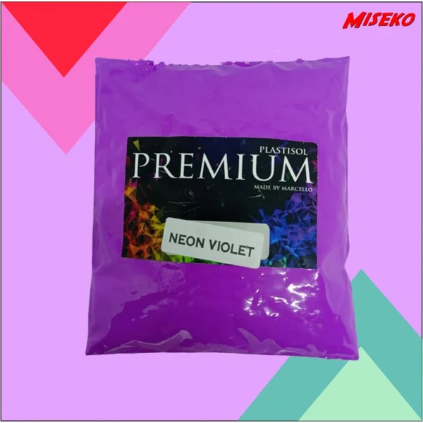 Plastisol Premium Neon Violet (Kemasan 200 Gr)