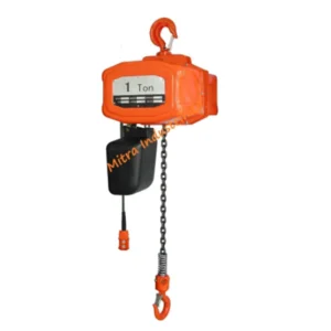 Rantai Hoist Elektrik 1Ton 6Meter Komplit Trolley 3Ph