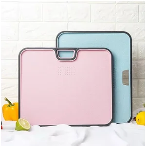 Chopping Board Talenan Wheat Streaw Alas Pemotong Sayur Daging w/MIX