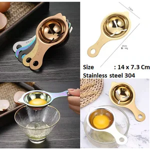 EGG SEPARATOR STAINLESS PREMIUM / PEMISAH TELUR / SARINGAN TELUR