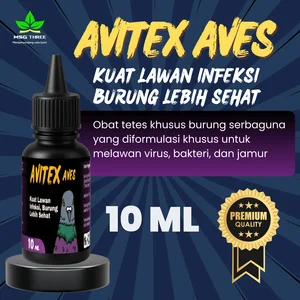 AVITEX AVES Obat Tetes burung 10 ML Kuat Lawan Infeksi Virus Bakteri & Jamur Untuk Merpati Perkutut Kicau Premium Quality
