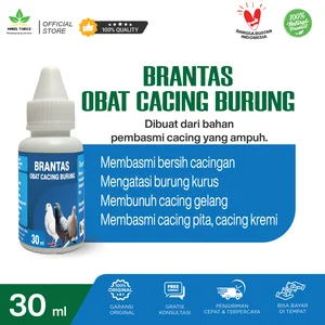 Obat cacing burung mengatasi burung cacingan kurus lesu BRANTAS BURUNG