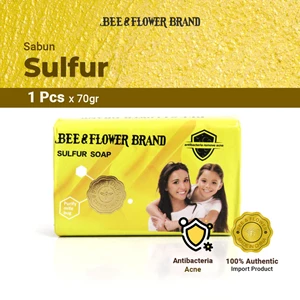 Sabun Tawon Bee & Flower Import Sulfur 70 Gr