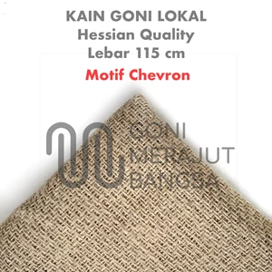 Kain Goni Rollan Lebar 115 Cm - Motif Chevron - Kain Tenun