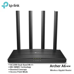 Router / TP-Link Archer A6 AC1200 Wireless MU-MIMO Gigabit Router