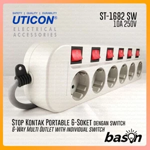 Uticon 6 Hole Switch Ground Socket