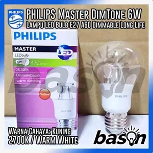 Lampu Master Led Candle Philips 6W Dimtone