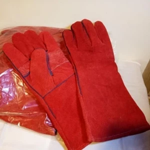 Safety Gloves Red Color 14 Inch