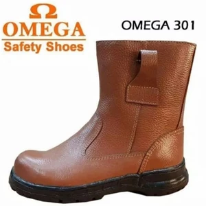 Sepatu Safety Omega 301 Brown Original