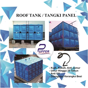 Tangki Panel/Roof Tank (Tangki Air) Puffer Fiberglass 1000 Liter
