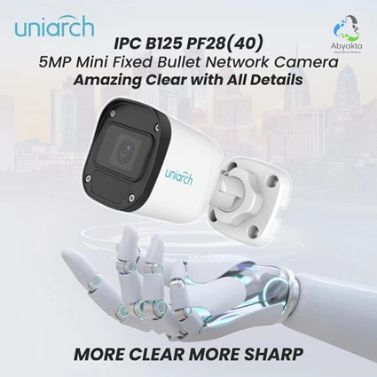 Dari Kamera CCTV UNIARCH Mini FIxed Bullet Network Camera 5MP 0