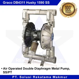 Graco Db4311 Husky 1590 Ss Pump 1-1/2" Ss/Ss/Pt/Pt