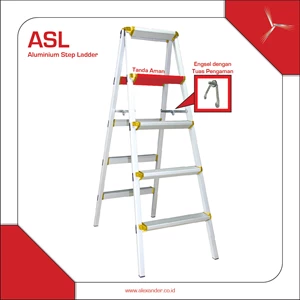 Tangga Aluminium Asl 135 (Aluminium Step Ladder)