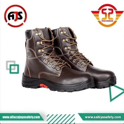 Dari Sepatu Safety Aetos Nikel Coklat /Safety Safety Shoes 0