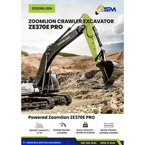 Zoomlion Excavator ZE370E PRO Siap Kirim Indonesia