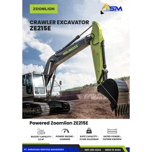 Excavator Setara PC200 Zoomlion ZE215E Kapasiats 22.1 Ton