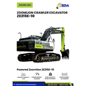 Excavator Zoomlion ZE215E-10 Kapasitas 22.1 Ton