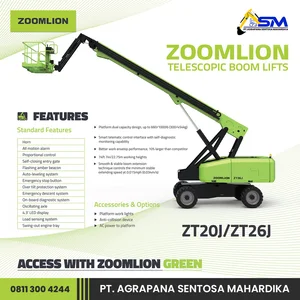 Boom Lift Zoomlion Maksimal Tinggi 22 Meter