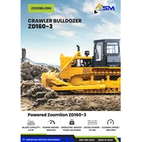BULLDOZER KAPASITAS BLADE 4.6 M3 ENGINE WEICHAI ZOOMLION ZD160