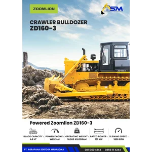 BULLDOZER KAPASITAS BLADE 4.6 M3 ENGINE WEICHAI ZOOMLION ZD160