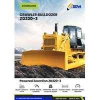 BULLDOZER KAPASITAS BLADE 6.4 M3 ENGINE CUMMINS ZOOMLION ZD220