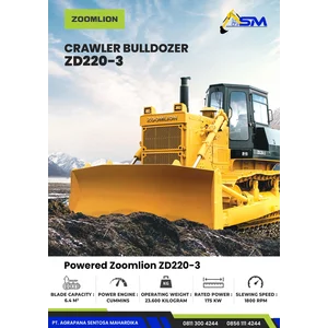 BULLDOZER KAPASITAS BLADE 6.4 M3 ENGINE CUMMINS ZOOMLION ZD220