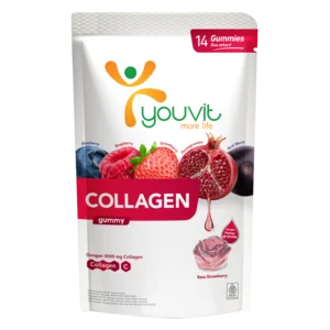  Collagen Youvit X Erha Collagen - 1 Pouch Isi 14 Gummy
