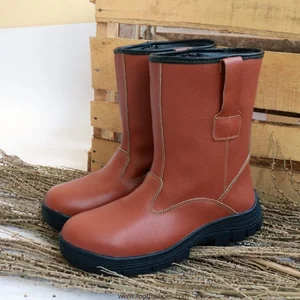 Sepatu Safety Footfu High Boots Vernon ORG FF001