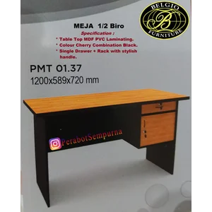 Meja Staff Belgio Pmt 01.37 Ukuran 120X589x720 Mm