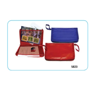 Zipper Handbag Red & Blue 5823