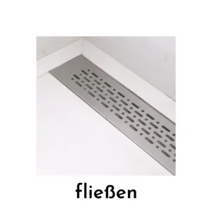 Penutup Saluran Air Shower Fliessen Stainless Steel