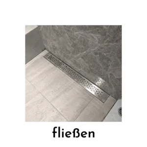 Penutup Saluran Air Shower Fliessen Stainless Steel