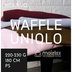 Kain Polyester Waffle Uniqlo Mtx-Wuq