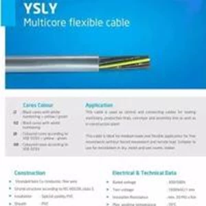 Kabel Kontrol Kabel Ysly-Jz 19X1.5Mm