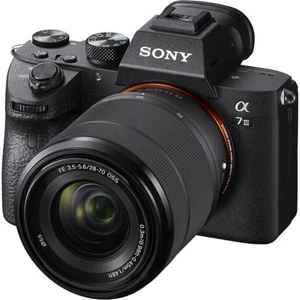 Kamera Mirrorless Sony A7 III (Bodi + Lensa Zoom 28-70 mm)