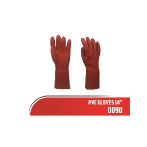 Sarung Tangan Safety PVC Panjang 14 Inch 0090