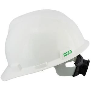 MSA V-GARD Safety Helmet - White