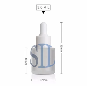 Essensial oil bottle frosted 20 ml BD