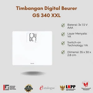 Timbangan Digital Beurer GS 340 XXL dengan Layar Ekstra Besar