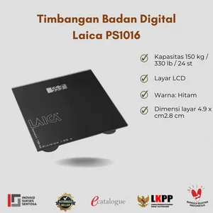 Timbangan Digital Laica PS1016 Kapasitas 150kg