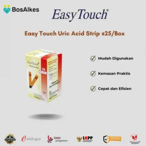 Easy Touch Uric Acid Strip @25/Box