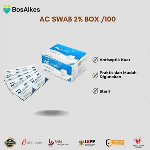 AC SWAB 2% BOX /100