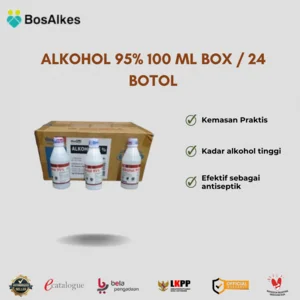 ALKOHOL 95% 100 ML BOX / 24 BTL
