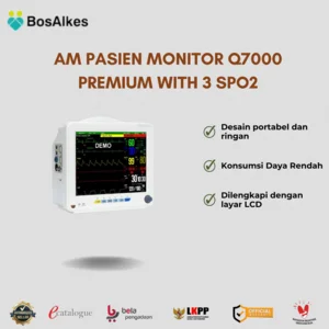 AM PASIEN MONITOR Q7000 PREMIUM WITH 3 SPO2