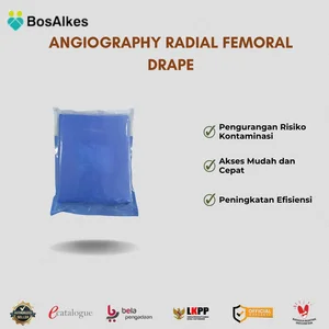 Peralatan Medis ANGIOGRAPHY RADIAL FEMORAL DRAPE
