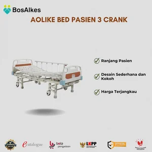 AOLIKE BED PASIEN 3 CRANK